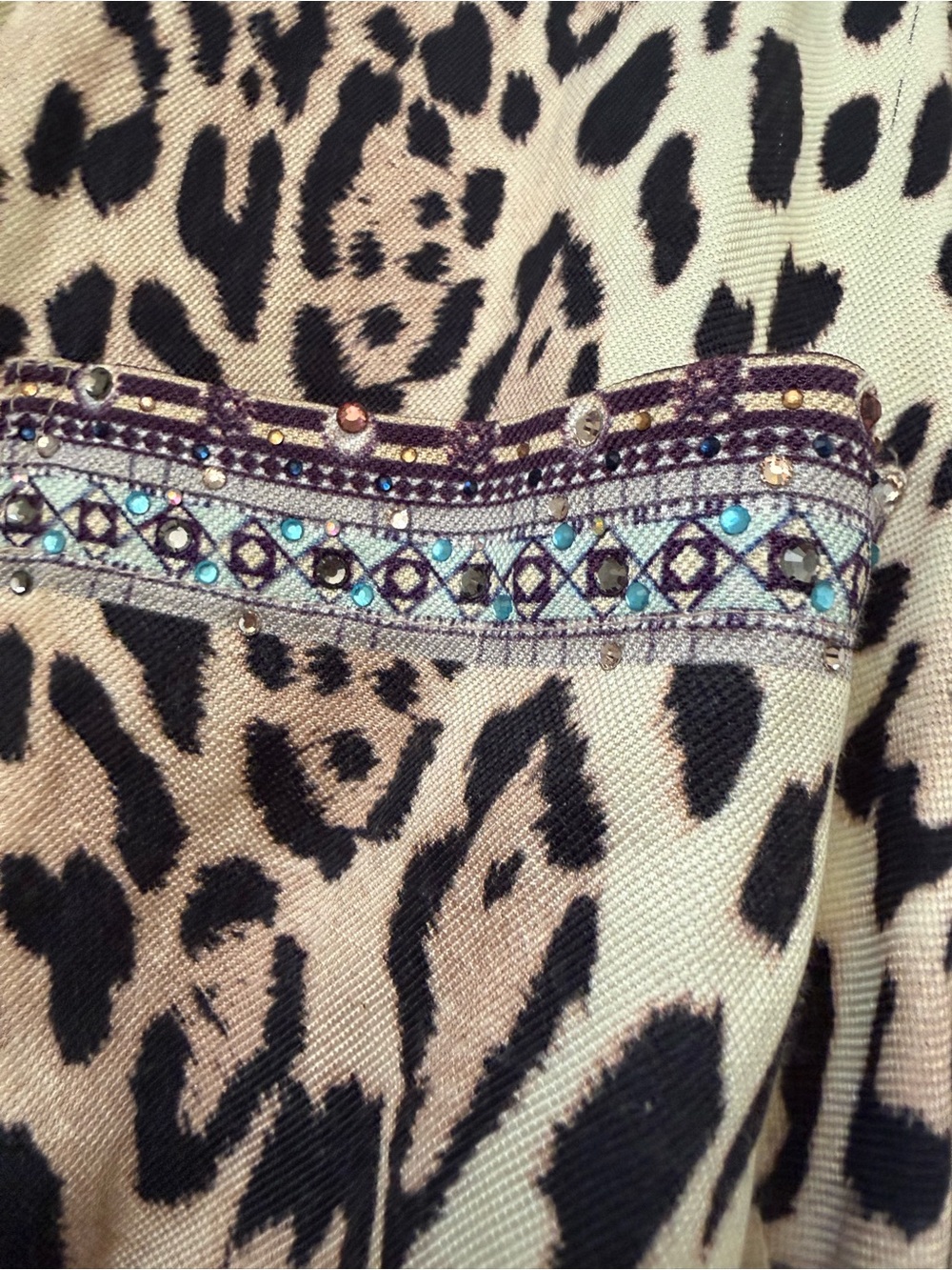 Camilla Leopard-Print Tie-Waist Jumpsuit in Beige and Black - Picture 8 of 8